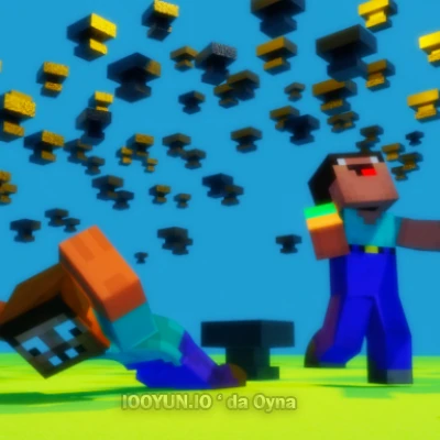 online Noob vs Pro But Anvil Rain Minecraft oyna