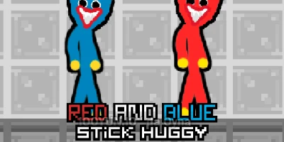 online Red and Blue Stick Huggy oyna