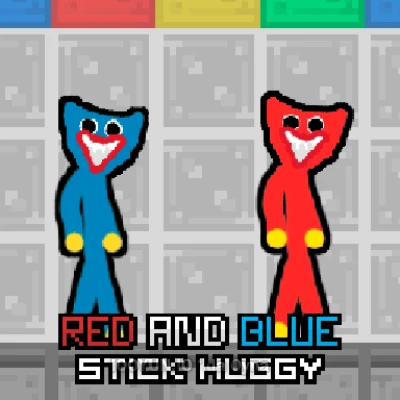 online Red and Blue Stick Huggy oyna