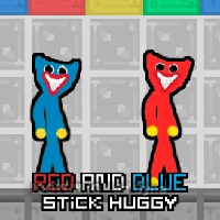 online Red and Blue Stick Huggy oyna
